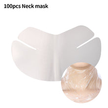 Load image into Gallery viewer, Transparent Disposable Plastic Facial Mask Face Cleaner Mask Neck Stickers Paper PE Masks Wrap Facial Beauty Healthy Tools
