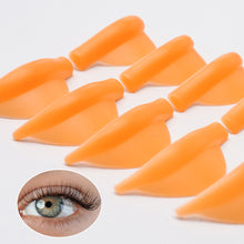 Load image into Gallery viewer, 5 Pairs Silicone Pads for Eyelash Perming Pad Aids Eyelashes Perming Curler Reusable Lash Lift Shield Pads 3D Lashes Curler Applicator Tools
