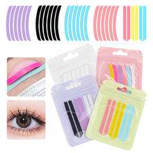 Load image into Gallery viewer, 6pcs Reusable Silicone Eyelash Perm Cover Strip Aids Eyelashes Perming Curler Lash Lift Shield Pads Lashes Curler Applicator Tools
