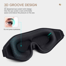 Load image into Gallery viewer, 3D Stereoscopic Eye Mask Memory Cotton Sleep Eye Mask Travel Business Trip Nap Shading Eye Mask Eye Cover Patch
