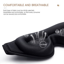 Load image into Gallery viewer, 3D Stereoscopic Eye Mask Memory Cotton Sleep Eye Mask Travel Business Trip Nap Shading Eye Mask Eye Cover Patch
