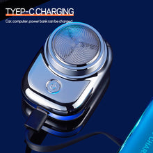 Load image into Gallery viewer, Mini Automatic Electric Shaver Men Washable Rechargeable Portable Travel Trimmer Knife Face Beard Razor
