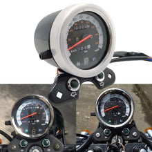 Load image into Gallery viewer, Retro Motorcycle Speedometer Odometer Motorcycle Speedometer 0-160km/h with LED Indication Gear Display
