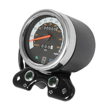 Load image into Gallery viewer, Retro Motorcycle Speedometer Odometer Motorcycle Speedometer 0-160km/h with LED Indication Gear Display
