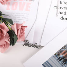 Load image into Gallery viewer, Women's Titanium Steel Barbie Characters Necklace Creative Barbie Necklace Fashionable Matching Women Jewelry Accessory
