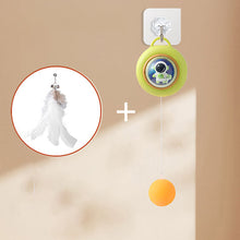 Load image into Gallery viewer, 1Pc Cat Hanging Interactive Toy Simulated Cat Catch Feather Toys Kitten Funny Elastic Teaser Rope Toy Training Toys Pet Daily Supplies
