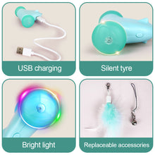 Load image into Gallery viewer, 1Pc Automatic Cat Toys Interactive Pet Smart Mouse Play For Cat Teaser LED Rechargeable Mice Indoor Toys For Cat Accessories
