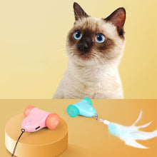 Load image into Gallery viewer, 1Pc Automatic Cat Toys Interactive Pet Smart Mouse Play For Cat Teaser LED Rechargeable Mice Indoor Toys For Cat Accessories
