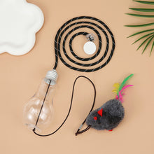 Load image into Gallery viewer, 1Pc Cat Interactive Traning Toy Cats Leak Food Toys Hanging Door Scratch Rope Pets Food Feeder Dispenser Kitten Toy
