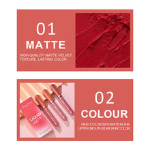 Load image into Gallery viewer, 3pcs/set Matte Lip Glaze Waterproof Velvet Lipstick Non-fading Long Lasting Lip Gloss Lip Makeup Cosmetics
