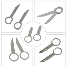 Load image into Gallery viewer, 2Pcs Car Radio Removal Key Pins Tool Stereo Head Unit Audio Car Repair Special Disassembly Extraction For VW Audi Ford
