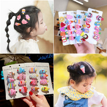 Load image into Gallery viewer, 10PCS/SET Children Hairpin Cartoon Ice Cream Hairpin Colorful Sweet Hair Clips Fashion Hair Accessories
