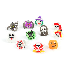 Load image into Gallery viewer, Halloween Glow Bracelet Ring LED Light Pumpkin Ghost Skull Ring Bracelet Kids Gift Halloween Decoration Supply
