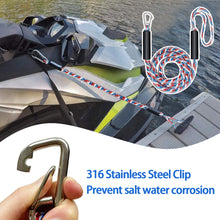 Load image into Gallery viewer, 1.2m/3.3ft Boat Dock Lines Cords Docking Rope for Kayak Watercraft Jet Ski Pontoon Canoe Power Boat Mooring Rope Accessories
