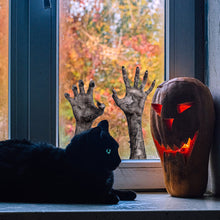 Load image into Gallery viewer, Horror Party Supplies Halloween Window Decoration Halloween Door Wall Decoration Sticker Scary Witch Halloween Home Decor
