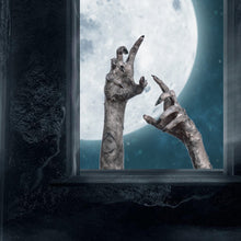 Load image into Gallery viewer, Horror Party Supplies Halloween Window Decoration Halloween Door Wall Decoration Sticker Scary Witch Halloween Home Decor
