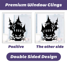 Load image into Gallery viewer, Horror Party Supplies Halloween Window Decoration Halloween Door Wall Decoration Sticker Scary Witch Halloween Home Decor
