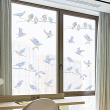 Load image into Gallery viewer, Birds Rainbow Window Suncatcher Sticker Rainbow Stickers DIY Electrostatic Glass Decals Home Bedroom Office Decor Privacy Protection
