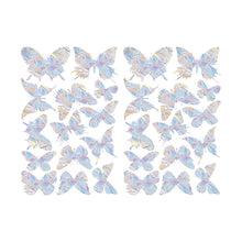 Load image into Gallery viewer, Butterfly Rainbow Window Suncatcher Sticker Rainbow Stickers DIY Electrostatic Glass Decals Home Bedroom Office Decor Privacy Protection
