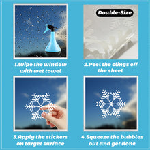 Load image into Gallery viewer, Merry Christmas Decoration for Home Window Stickers Xmas Decor Snowflake Santa Elk Snowman Window Sticker Showcase Decoration

