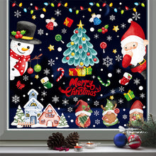 Load image into Gallery viewer, Merry Christmas Decoration for Home Window Stickers Xmas Decor Snowflake Santa Elk Snowman Window Sticker Showcase Decoration
