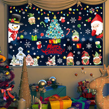 Load image into Gallery viewer, Merry Christmas Decoration for Home Window Stickers Xmas Decor Snowflake Santa Elk Snowman Window Sticker Showcase Decoration
