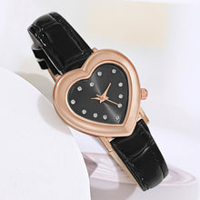 Load image into Gallery viewer, 1Pc Love Little Green Watch Fashion Women's Watch Small Group Light Luxury Heart shaped Women's Watch
