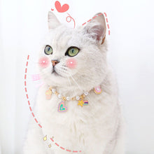 Load image into Gallery viewer, 1Pc Pet Collar Adjustable Cat Collar Necklace Cute Pet Cat Dog Pendant Safety Collar Four Seasons General Pets Supplies
