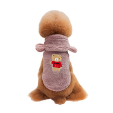 Load image into Gallery viewer, 1Pc Winter Fleece Dog Hoodie Winter Pet Dog Clothes for Dogs Coat Jacket Soft French Bulldog Clothing for Dogs Pets Clothing
