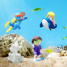 Load image into Gallery viewer, 1pc Aquarium Accessories Surfer Boy Floating Aquarium Ornaments Interesting Decor Fish Tank Landscaping Decoration Toy Pendant
