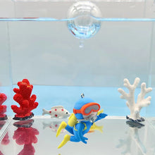 Load image into Gallery viewer, 1pc Aquarium Accessories Surfer Boy Floating Aquarium Ornaments Interesting Decor Fish Tank Landscaping Decoration Toy Pendant
