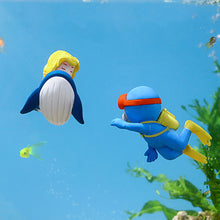 Load image into Gallery viewer, 1pc Aquarium Accessories Surfer Boy Floating Aquarium Ornaments Interesting Decor Fish Tank Landscaping Decoration Toy Pendant
