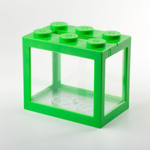 Load image into Gallery viewer, 1Pc Multicolor Aquarium Tank Gift Stackable Building Block Betta Fish Cages Ornamental Mini Aquarium Betta Fish Box Accessories
