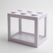 Load image into Gallery viewer, 1Pc Multicolor Aquarium Tank Gift Stackable Building Block Betta Fish Cages Ornamental Mini Aquarium Betta Fish Box Accessories
