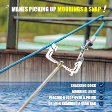 Load image into Gallery viewer, Portable Mooring Rope Dock Hook Stainless Steel Long-distance Threader Stop Ship Kayak Accessories Boat Tool
