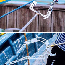 Load image into Gallery viewer, Portable Mooring Rope Dock Hook Stainless Steel Long-distance Threader Stop Ship Kayak Accessories Boat Tool
