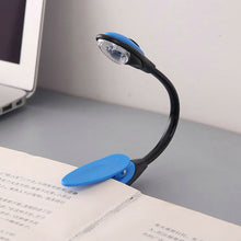 Load image into Gallery viewer, Mini LED Book Light Flexible Clip-On Desk Lamp Eye Protection Adjustable Bedroom Reading Light for Travel Dormitory
