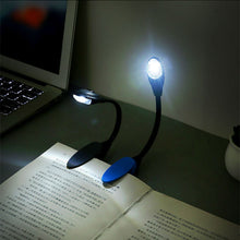 Load image into Gallery viewer, Mini LED Book Light Flexible Clip-On Desk Lamp Eye Protection Adjustable Bedroom Reading Light for Travel Dormitory
