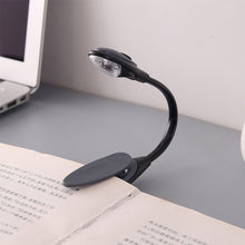 Load image into Gallery viewer, Mini LED Book Light Flexible Clip-On Desk Lamp Eye Protection Adjustable Bedroom Reading Light for Travel Dormitory
