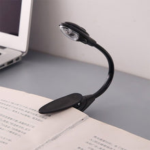 Load image into Gallery viewer, Mini LED Book Light Flexible Clip-On Desk Lamp Eye Protection Adjustable Bedroom Reading Light for Travel Dormitory

