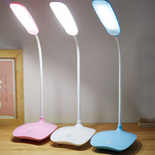 Load image into Gallery viewer, Dimmable LED Desk Lamp Touch Table Lamp DC5V USB Powered Night Light Touch 3 Gear Dimming Portable Book Reading Lamp
