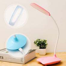 Load image into Gallery viewer, Dimmable LED Desk Lamp Touch Table Lamp DC5V USB Powered Night Light Touch 3 Gear Dimming Portable Book Reading Lamp
