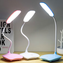Load image into Gallery viewer, Dimmable LED Desk Lamp Touch Table Lamp DC5V USB Powered Night Light Touch 3 Gear Dimming Portable Book Reading Lamp
