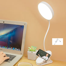 Load image into Gallery viewer, Table Lamp USB Reading Desk Lamp With Clip Book Night Light LED Touch 3 Modes Dimming Eye Protection Bedroom Reading Lamp
