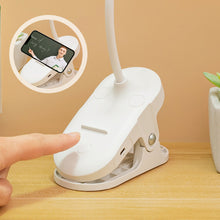 Load image into Gallery viewer, Table Lamp USB Reading Desk Lamp With Clip Book Night Light LED Touch 3 Modes Dimming Eye Protection Bedroom Reading Lamp
