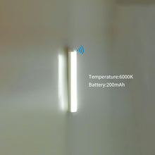 Load image into Gallery viewer, Wire-free Motion Sensor LED Under Cabinet Lamp Rechargeable Dimmable Charge and Plug Stairs Closet Room Aisle Tube Bulb
