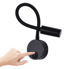 Load image into Gallery viewer, Bedside Working Study Reading Lamp Wall Lamp Wiring Installation 3W LED Book Lamp Wall Night Light Bedroom Study Lamp Spot Plug Cord
