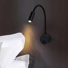 Load image into Gallery viewer, Bedside Working Study Reading Lamp Wall Lamp Wiring Installation 3W LED Book Lamp Wall Night Light Bedroom Study Lamp Spot Plug Cord
