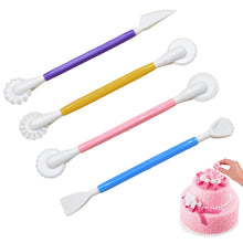 Load image into Gallery viewer, 4Pcs/Set Fondant Cake Decorating Pen Modelling Tools Pastry Carving Cutter Baking Craft Molds DIY Cake Decorating Tools
