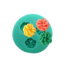 Load image into Gallery viewer, Mini Flowers Series Silicone Mold DIY Handmade Fondant Cake Baking Chocolate Sugar Cake Tool Resin Polymer Clay Making Mould
